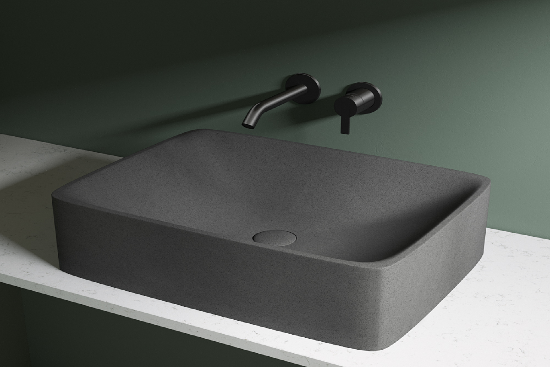 quartz wash basin