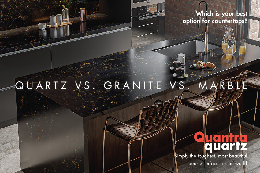 Quartz vs. Granite vs. Marble Countertops: Which is Best?